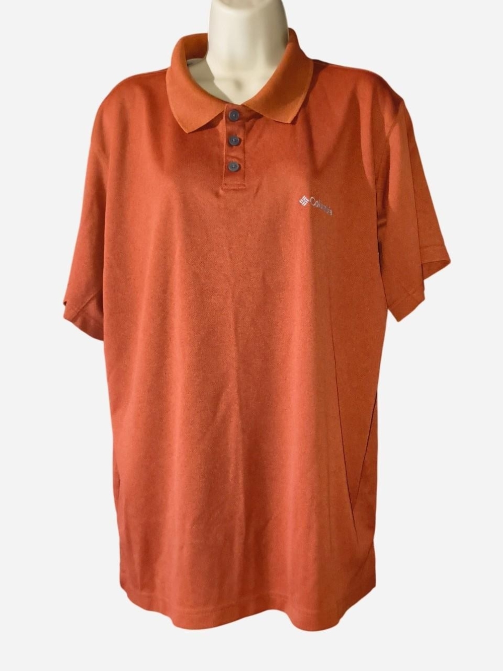 Columbia Men's Polo in Burnt Orange